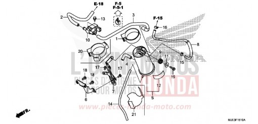 CUVETTE CBR650FAH de 2017
